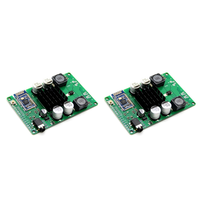 2X Bluetooth 5.0 Amplifier Board TWS AUX 80/100W Serial Port to Change Name Mono Stereo Module Stereo Amplificador