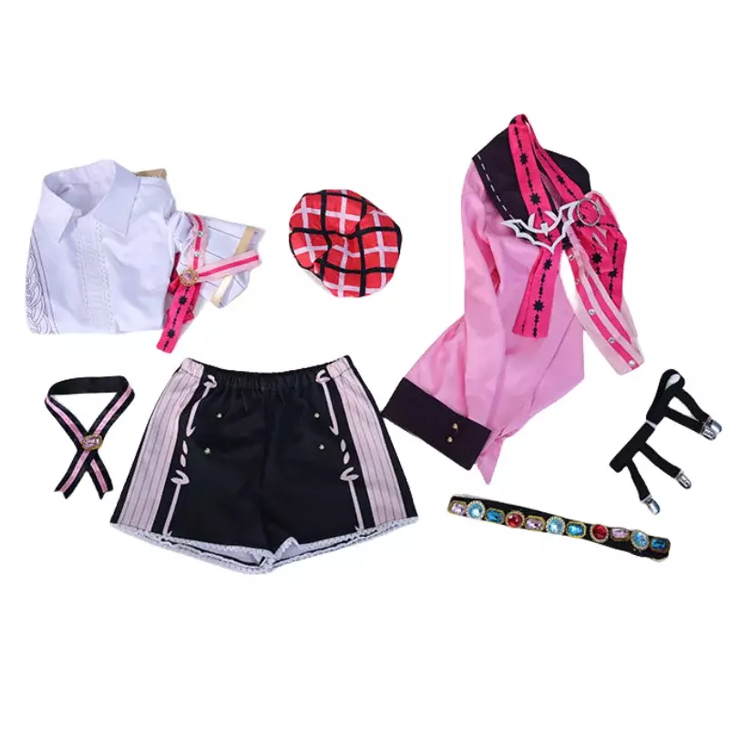 ゲームnu-女性のためのカーニバルコスチューム,ハロウィーンの衣装,かつら,shotaボーイセット