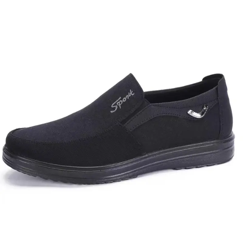 2023 Canvas Shoes Men Classic Loafers Men Casual Shoes Breathable Walking Flat Men Shoes Sneakers Plus Size