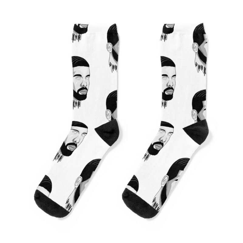 Drake Socken Halloween Winter Thermal Man Hip Hop Socken für Männer Frauen