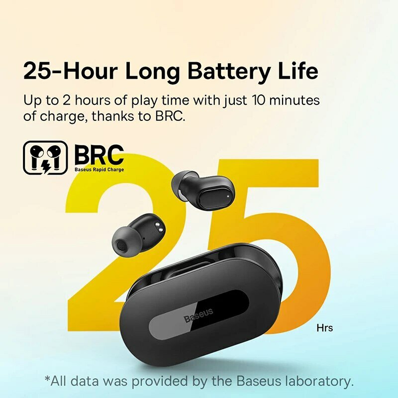 Baseus-auriculares inalámbricos Bowie EZ10, dispositivo de audio con Bluetooth 5,3, TWS, de carga rápida, Mini, deportivos, de baja latencia, 0,06 s