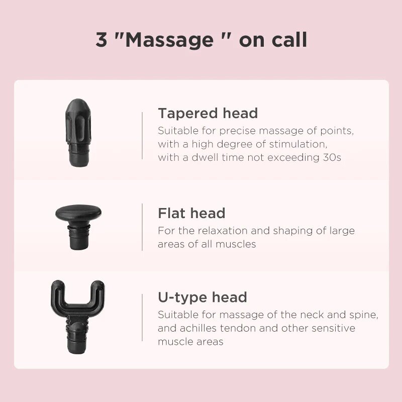 Booster X6 Mini Massage Gun Home Multifunctional Ftness Women's Muscle Relaxation Electric Pounding Sports Massager