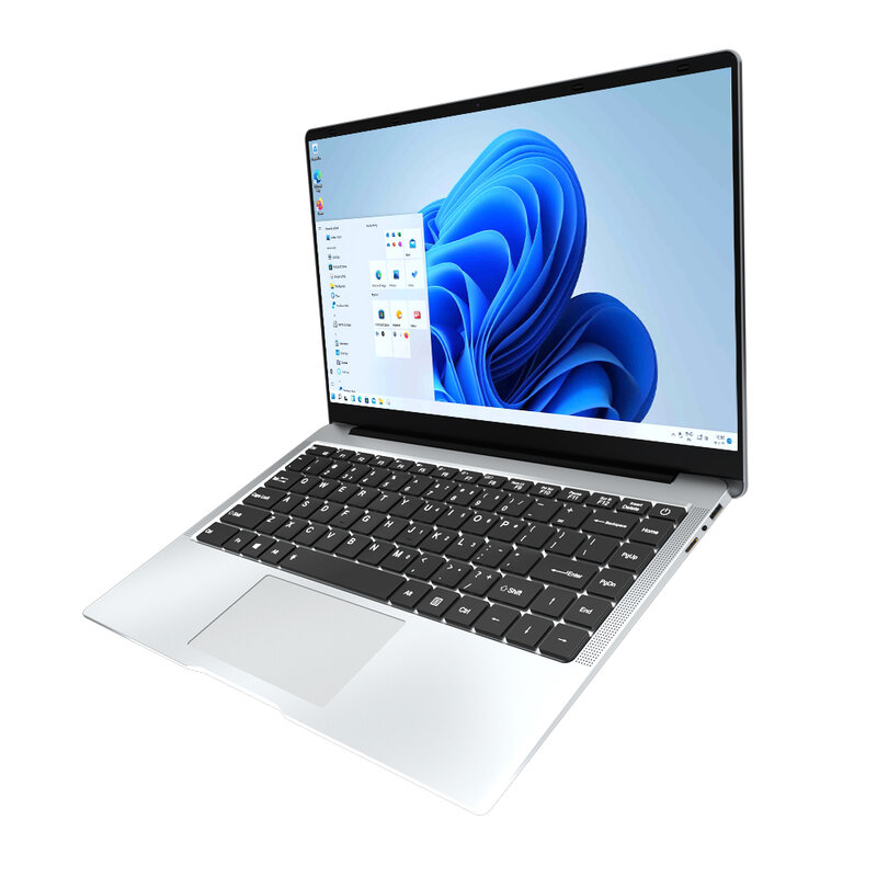 KUU-Notebook Intel Celeron, 14,1 tela FHD, Intel Celeron J4105, 8GB de RAM, SSD de 128GB, janelas 11, laptops estudante, WiFi, Bluetooth, câmera, mais barato