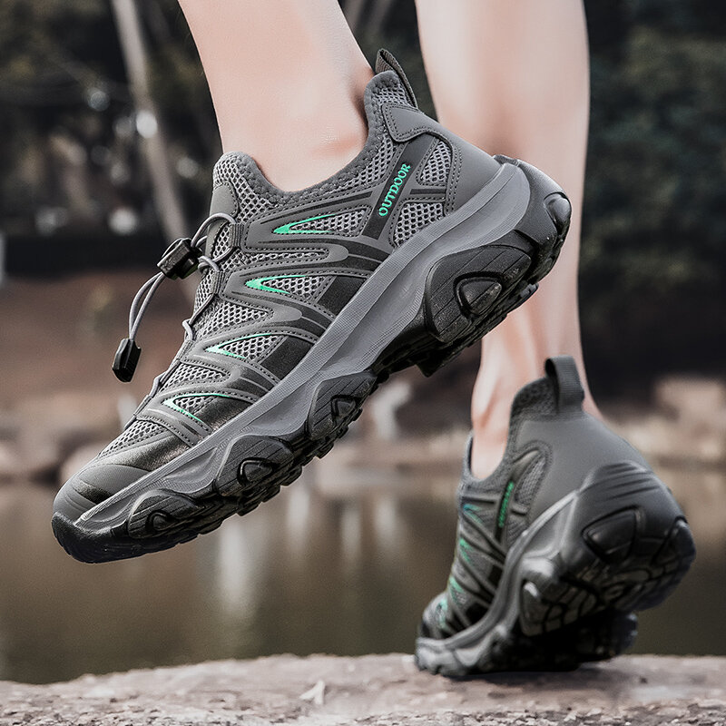 Summer women men's high quality sports shoes Breathable mountain shoes Fashion casual light walking shoes Mountain shoes
