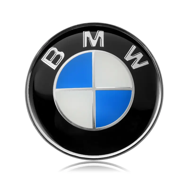 Insignia para volante de coche, pegatina con emblema para BMW E36, E46, E53, E90, E60, E61, E93, E87, X1, X3, X5, X6, F30, F20, F10, 1 piezas, 45mm