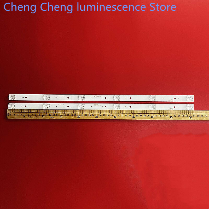 Tira de luces LED de retroiluminación, accesorio para Yangzi Aurora LE-32F830 CC02320D510V11 1410 WD32E20 2X6 6S1P 510MM 6LED 6V 100%