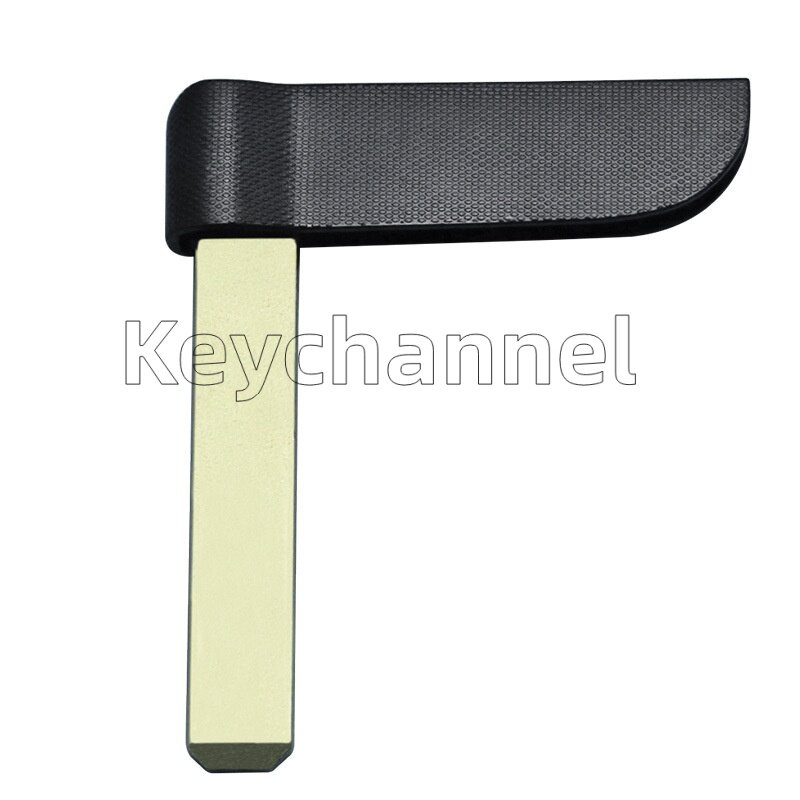 Keychannel-Blank Smart Car Key Blade, Keyless Remote, Inserção de emergência, Porta sobressalente, Renault Captur Clio, 5 pcs, 10pcs