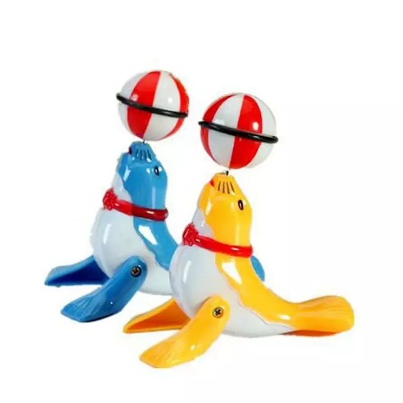 Lucu Singa Laut Angin Mainan Bayi Mandi Mainan Plastik Jam Renang Mainan Lucu Air Bermain Game Mainan Pendidikan untuk Hadiah Anak-anak