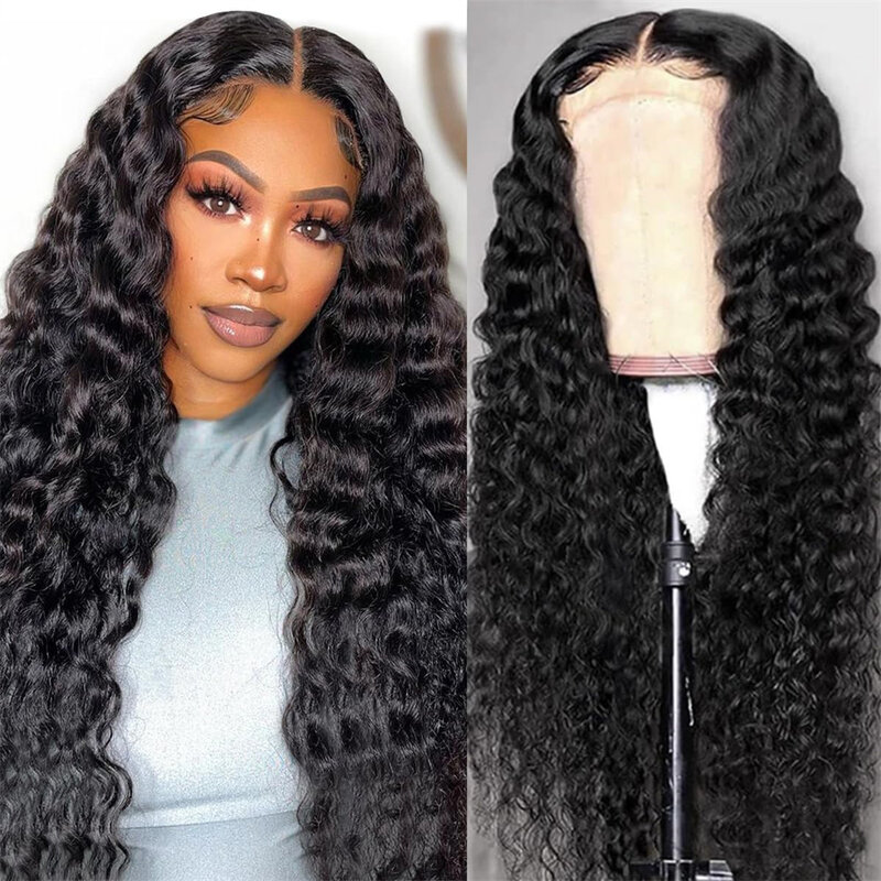 13x6 Water Wave Lace Front Wigs Human Hair WIgs Transparent 13x4 Lace Frontal Human Hair Wigs for Woman Pre Plucked