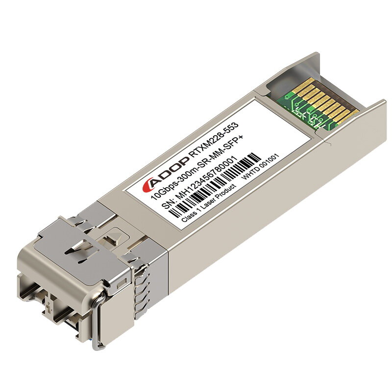 ADOP para módulo transceptor óptico, Compatible con Cisco SFP-10G-SR 10GBASE-SR SFP + 850nm 300m DOM Duplex LC MMF