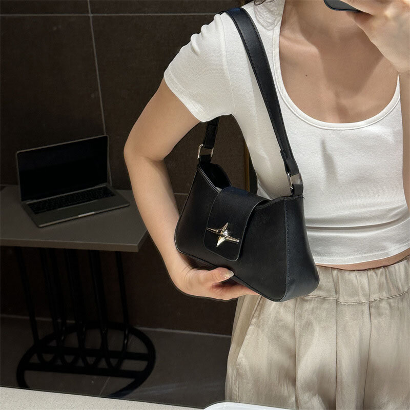 女性のためのヴィンテージレザーハンドバッグ,シンプルなショルダーストラップ