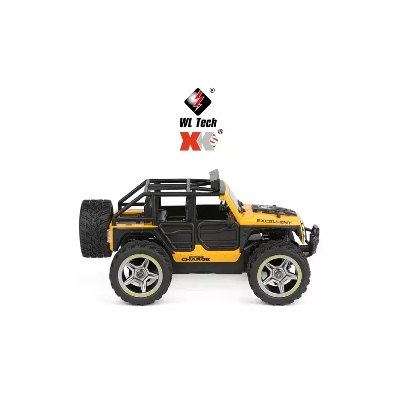 Wltoys-Mini voiture tout-terrain RC 2WD pour enfants, modèle 22201G, clignotant de simulation légère, jouet cadeau pour enfants, 1/22, 1/32, 2.4