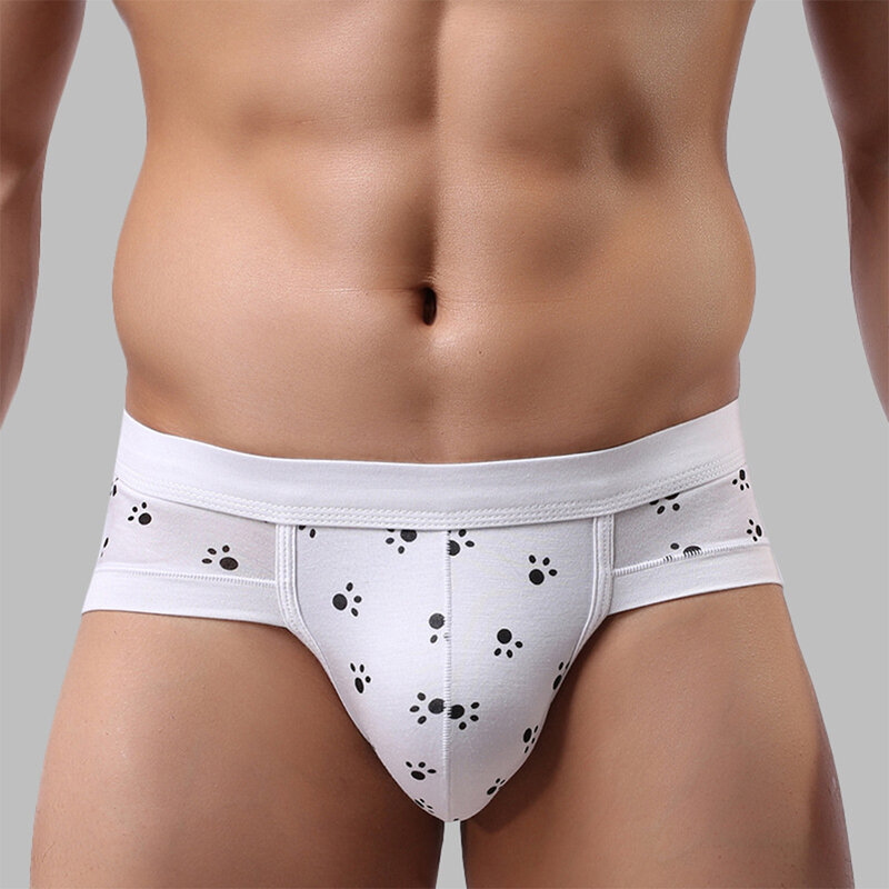 Men's Panties Well-looking Underwear Modal Breathable Stretch Briefs Low Waist U Convex Pouch Shorts Underpants Comfort Knickers