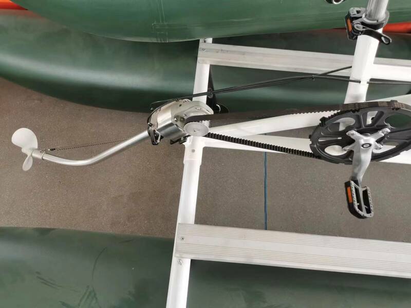 하이 퀄리티 맞춤형 수상 자전거 호수 페달, 자전거 사이클 페달 보트 PVC 팽창식 플로팅 워터 바이크 판매