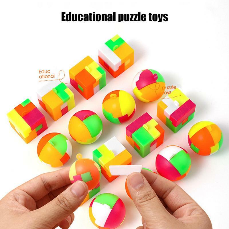 3D Educational Toy Puzzle para Crianças, Atraente e Resistente ao Desgaste, ABS, Festa, Casa, Engraçado