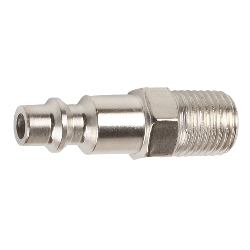 Parts Quick Adapters Grinders Quick Adapters Male Thread Air Hose Fittings Air Hoses Connector Iron Chrome Plated