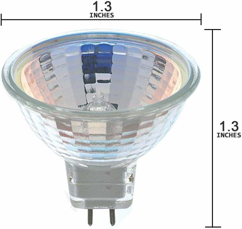 Ampoule halogène GU4 GZ4 à base bi-pin MR11, 6V, 12V, 5W, 10W, 15W, 35W, éclairage de paysage, en fibre optique