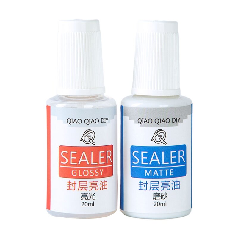 2 garrafas à prova dwaterproof água protege brilho gel óleo resina epóxi selagem brilhante superfície fosca selador óleo 97qe