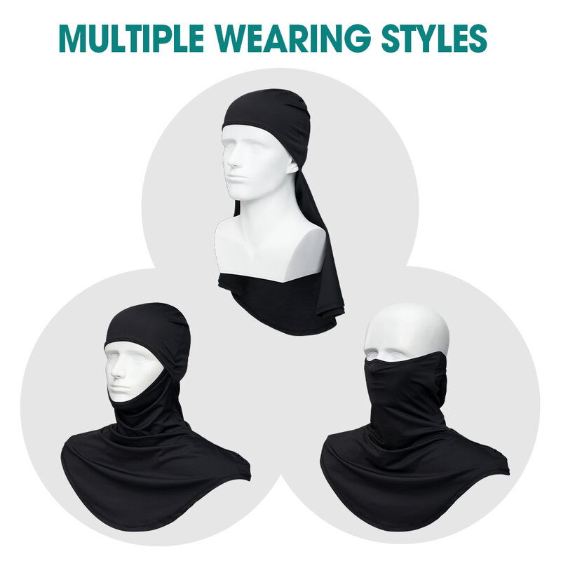 LONGLONG-máscara facial completa para mulheres, balaclava, proteção solar, respirável, pescoço longo, capas para ciclismo, pesca, ao ar livre, verão, 1 pc, 2pcs