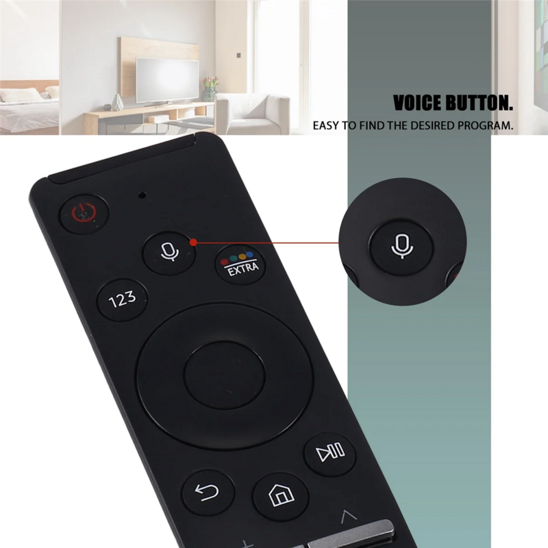 Controle remoto para TV Samsung com voz, Blue-Tooth, BN59-01242A, N55KU7500F, UN78KS9800, UN78KS9800F, UN78KS9800FXZA