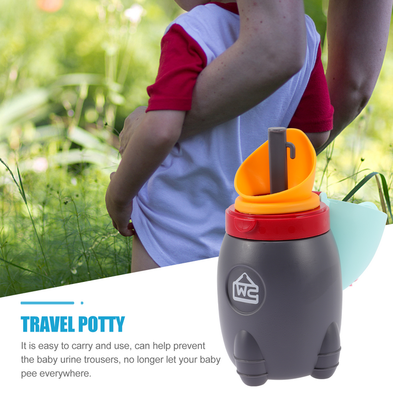 Botella portátil para coche, orinal para niño pequeño, taza para entrenamiento o viaje
