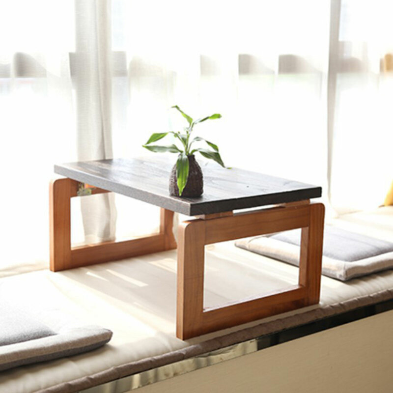 Mesa de centro plegable de madera para portátil, mesa baja para té, Picnic, nuevo