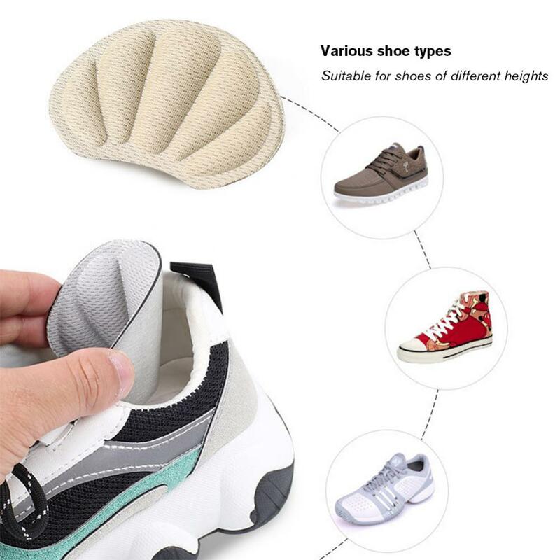 1~4PAIRS Feet Pad Anti-wear 1pair Heel Cushions Shoes Accessories Heels Grips Anti Slip Invisible Shoe Insert Pad Insoles Patch