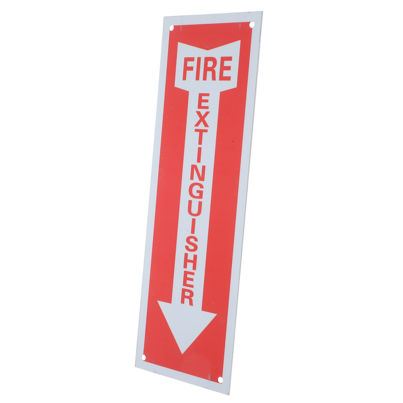 Letreros de extintor de incendios de aleación para estacionamiento, letreros de oficina, construcción, restaurante de seguridad