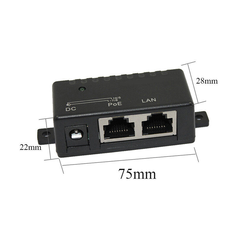 10/100Mbps 5V 12V 24V 48V/1A POE Injector Power Splitter for IP Camera POE Adapter Module  Accessories