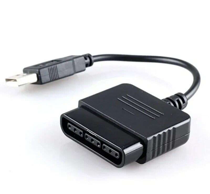 Kabel Konverter Adaptor USB untuk Kontroler Game untuk PS2 Ke untuk Aksesori Video Game PS3 PC