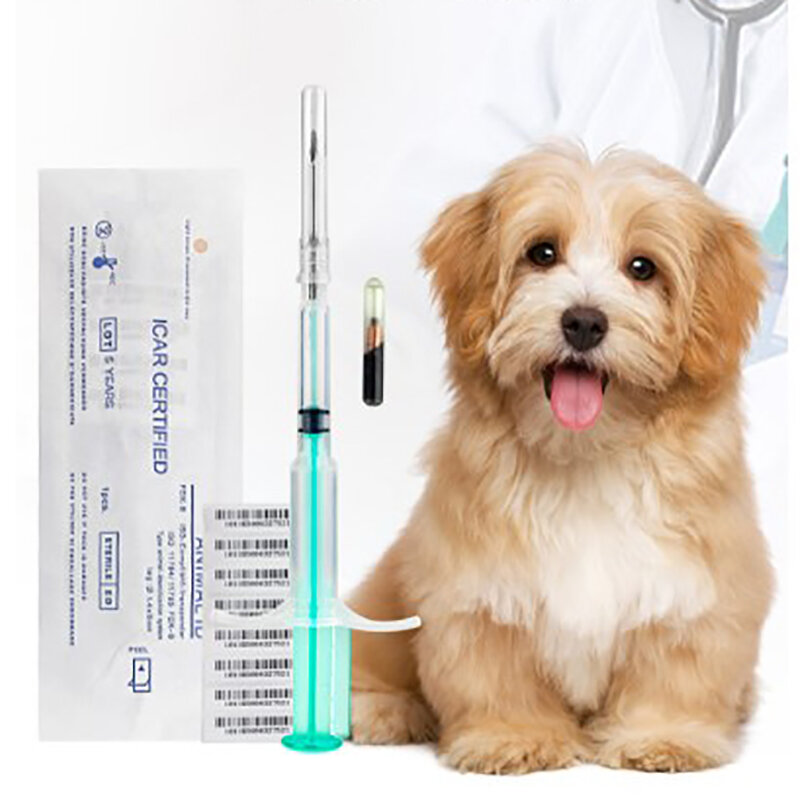 1.25*7mm/1.4*8mm/2.12*12mm mikroczip strzykawka z mikroczipem dla zwierząt domowych dla psów i psów