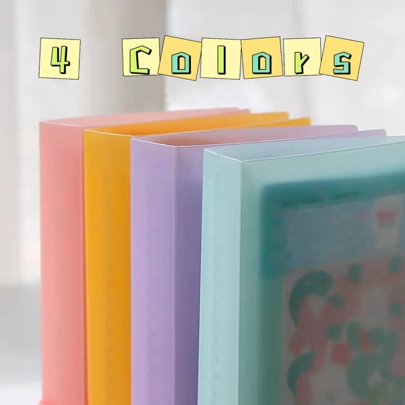 30 Páginas Storage Book Organizar Álbum para Planner Scrapbook Adesivos Fotos, Adesivos Organizador Coleção