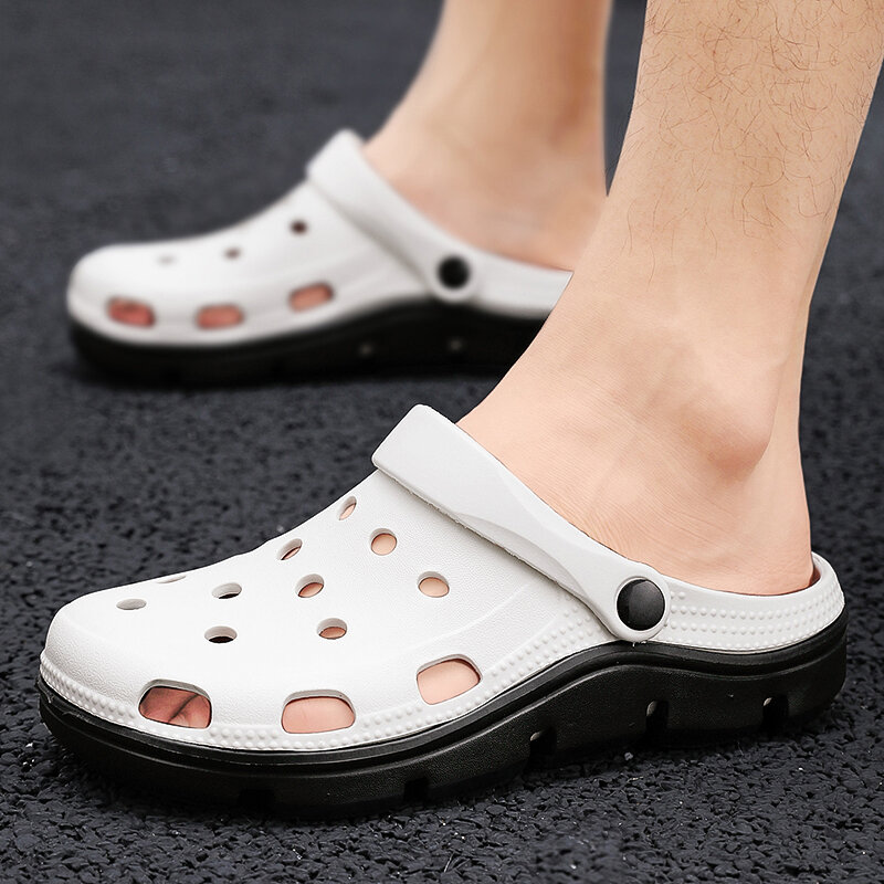 Men's Clogs Summer Garden Clogs for Man Fashion Beach Sandals Outdoor Casual EVA Injection Shoes Beach Slippers Sandals