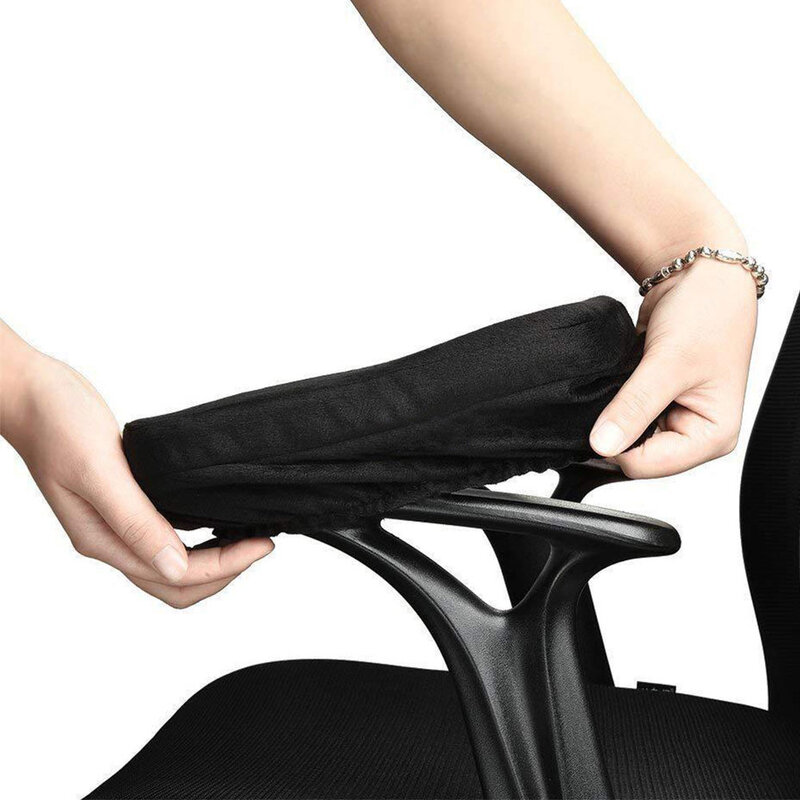 Bantal siku penutup Universal bantal penopang rumah kantor bantalan sandaran tangan kursi ergonomis bantal busa memori lengan bawah lunak tekanan