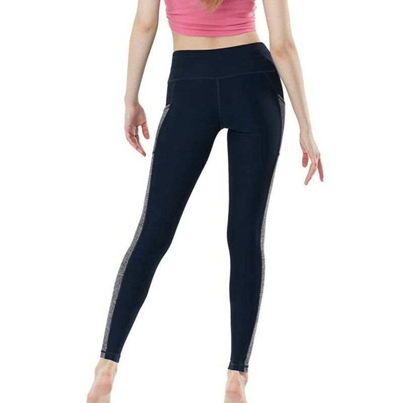 Wysoki stan legginsy damskie pantalony bezszwowe spodnie treningowe elastyczne Push Up Slim Sexy legginsy do biegania damskie sportowe spodnie
