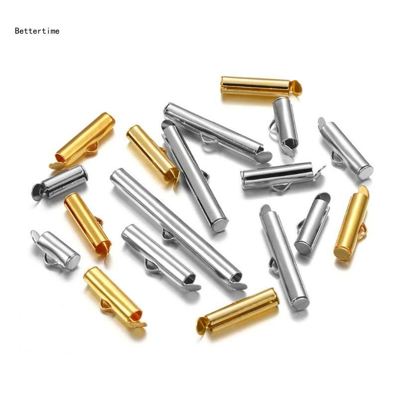 B36D 250 peças DIY suprimentos joias acessórios fechos tubo para brincos e pulseiras