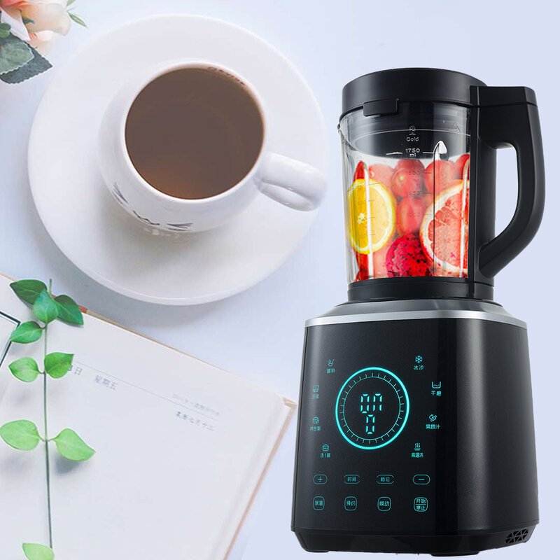 Multifunctional heavy duty commercial industrial food Processor Smoothie ice nutri glass super touch screen Blender