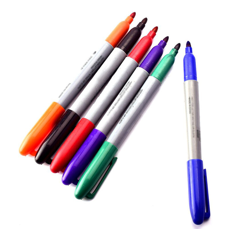 Kleur Tattoo Overdracht Pen Niet-Giftige Kleur Wenkbrauw Eyeline Tattoo Marker Pen Waterdichte Accessoires
