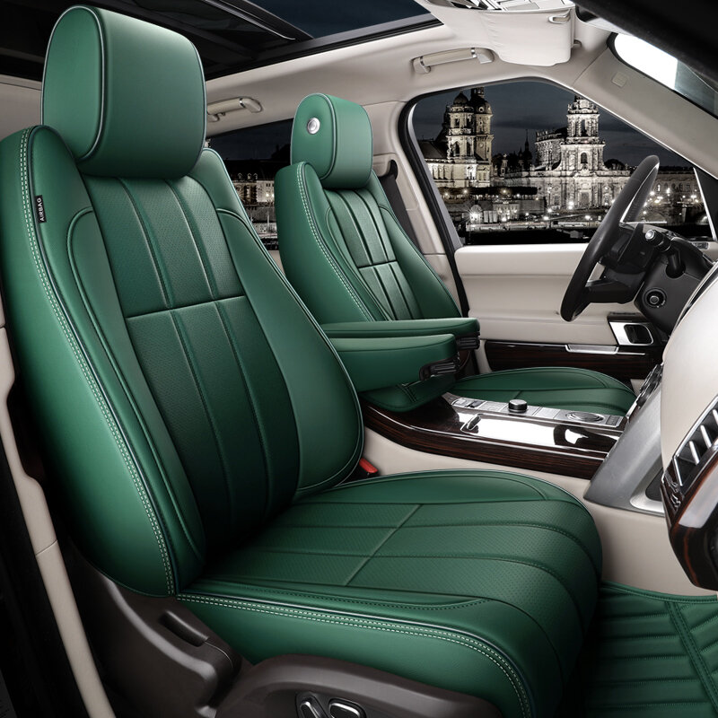 Автомобильные аксессуары под заказ, чехлы на сиденья, полный комплект, из натуральной перфорированной кожи для Land Rover Ranger Rover Sport