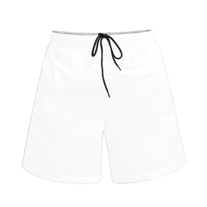Pantalones cortos de playa para hombre, Shorts deportivos informales de verano con cintura elástica, impresión 3D, Logo personalizado, diseño de impresión completa, diseño libre DIY
