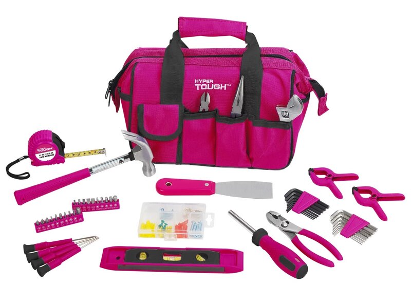 89-Piece Pink Household Tool Set, Gift for Mom, 9201
