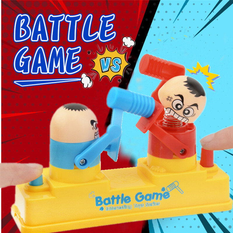 เด็กทารกของเล่นเด็กตุ๊กตาคู่ Battle เกมแม่และเด็ก Interactive ค้อนซ่อนเกมการศึกษาสุ่ม Funny ของเล่น