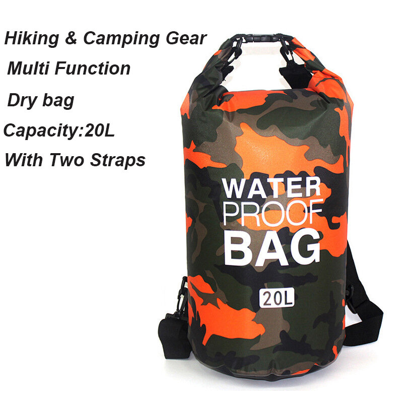 맞춤형 캠핑 방수 드라이 백, 배낭 여행 가방, 새로운 디자인