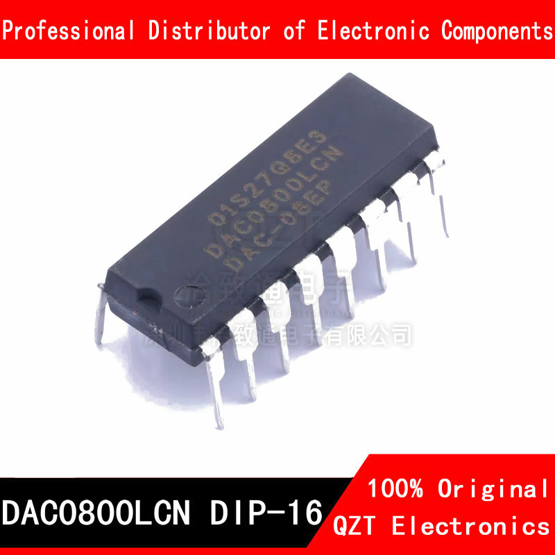 จุ่ม DAC0800LCN 10ชิ้น/ล็อต DAC0800 DAC0800LC DAC0800L DIP-16ของใหม่ของแท้
