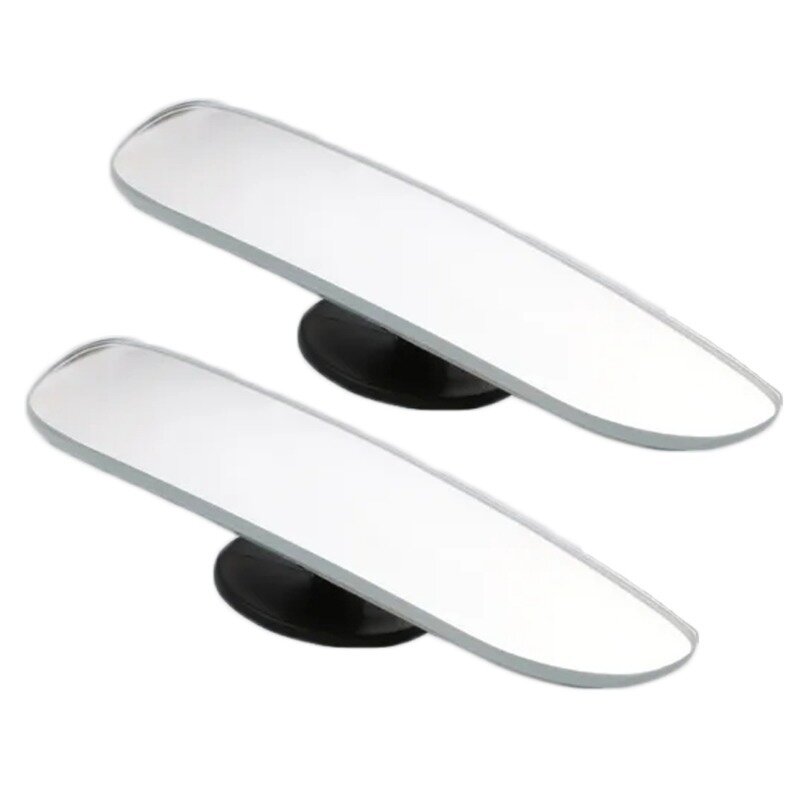 2pcs Car Auxiliary Rear View Mirrors Wide Angle Blind Spot Mirror 360 Degree Adjustable Car Parking Reversing RearView Mirror