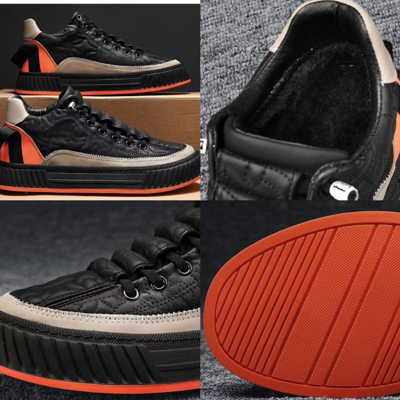 Sneaker vulkanisir pria Sneakers merek mewah antiselip untuk pria 2024 Sneakers sepatu papan kasual pria sepatu vulkanisir pria
