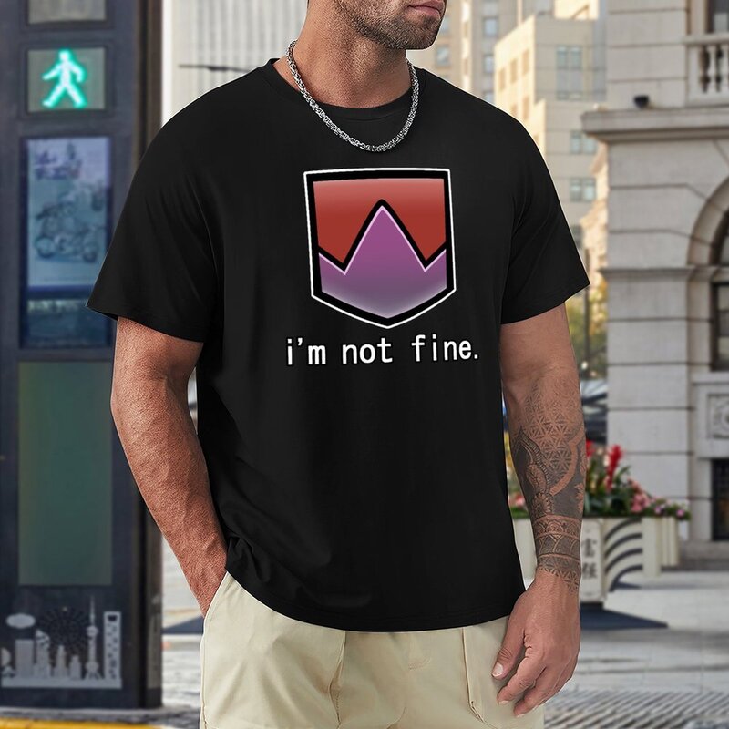 Nie jestem w porządku uszkodzeniem [FFXIV] t-shirt wysublimowany t-shirt t-shirt męskie opakowanie graficzne koszulki