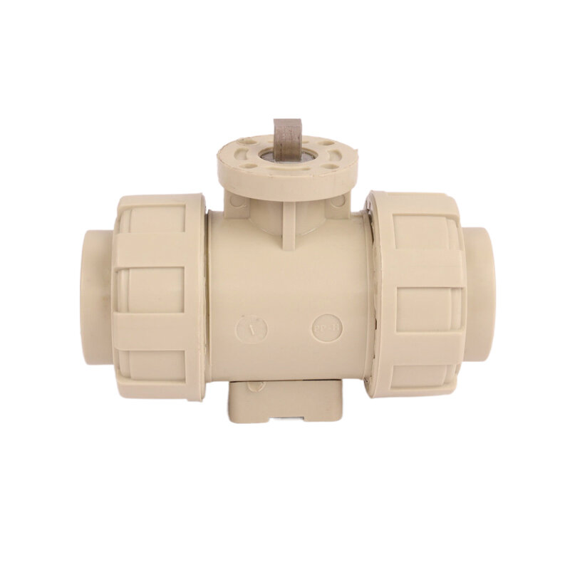 Excellent Sealing Performance 4-20Ma 2 Way Plastic PPH True Union Proportional Water Control True Union Ball Valve For Sale