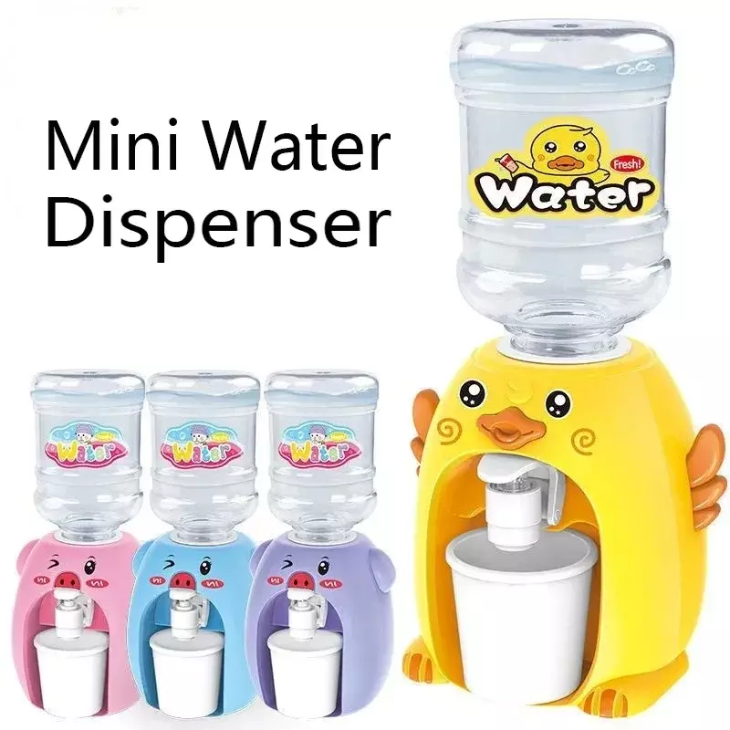 Мини-диспенсер для воды, милая детская игрушка, кулер для питьевой воды, реалистичное детское мультяшное устройство для имитации искусственного орнамента