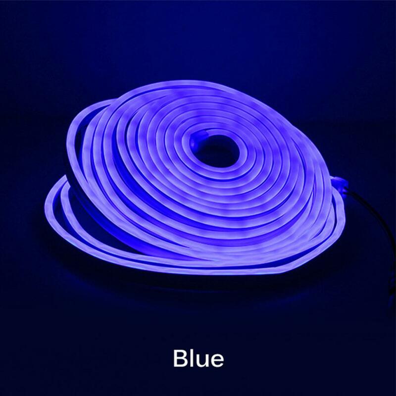 Led Flexible Silicone Neon Light Strip Set 2835 5m 12v Low Voltage 6x12 Waterproof Flexible Light Strip